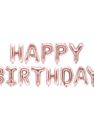 HBD Letra x Letra Rose Gold