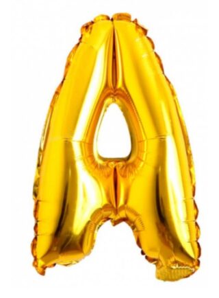 Letra A - Dorado 16"