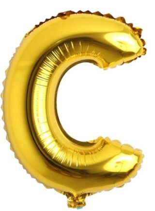 Letra C - Dorado 16"