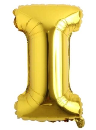 Letra I - Dorado 16"