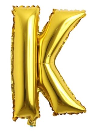 Letra K - Dorado 16"