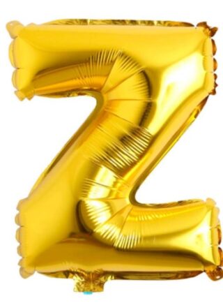 Letra Z - Dorado 16"