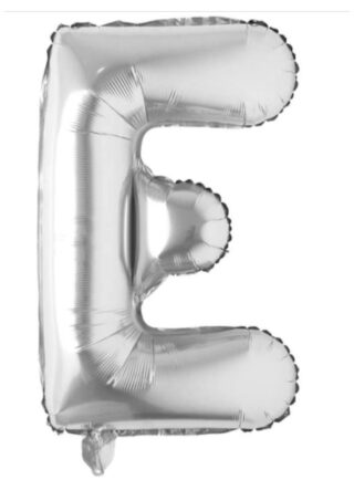 Letra E - Plata 16"