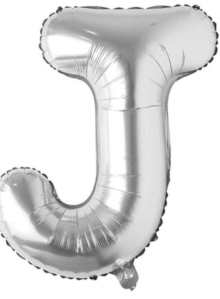 Letra J - Plata 16"