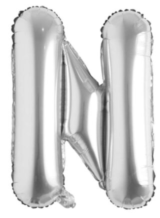 Letra N - Plata 16"