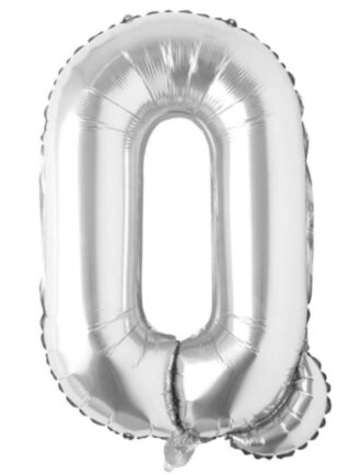 Letra Q - Plata 16"