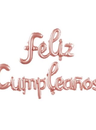 Feliz Cumpleaños Rosa Cursiva