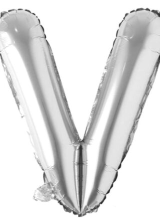 Letra V - Plata 16"