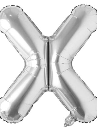 Letra X - Plata 16"