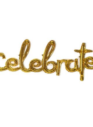 Celebrate Dorado Cursiva