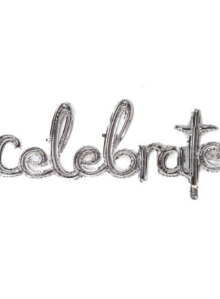 Celebrate Plata Cursiva