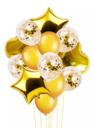 Combo Globos Dorado