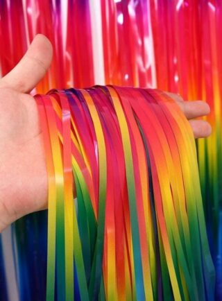 Cortina Arcoiris Oscuro de 1 x 2 metros
