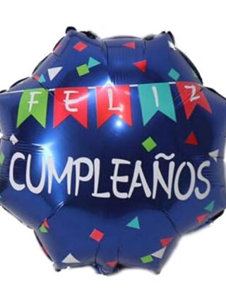 Feliz Cumpleaños 18" Azul Marino