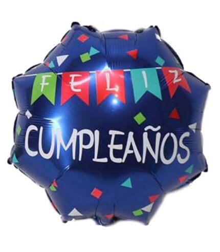 Feliz Cumpleaños 18" Azul Marino