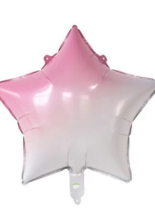 Estrella Rosa Degradado 18"