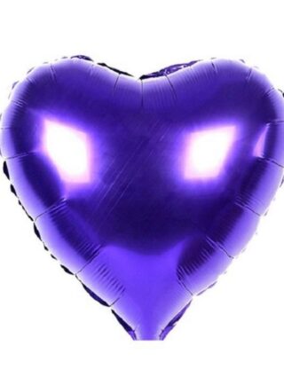 Corazón Morado 18"