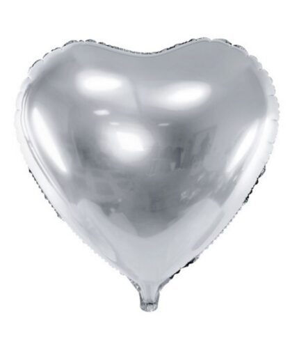 Corazón Plata 18"