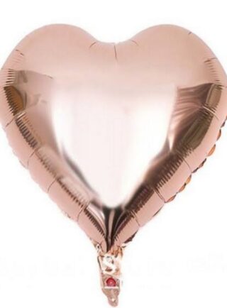 Corazón Rose Gold 18"