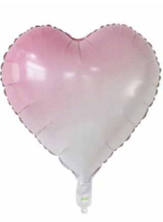 Corazón Rosa Degradado 18"