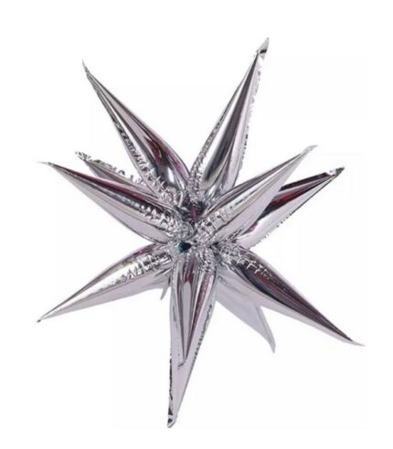 Estrella 3D 40" Plata