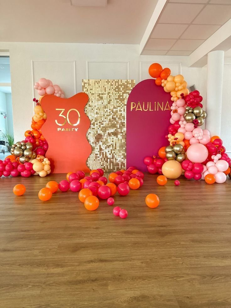 decoracion tropical colorida